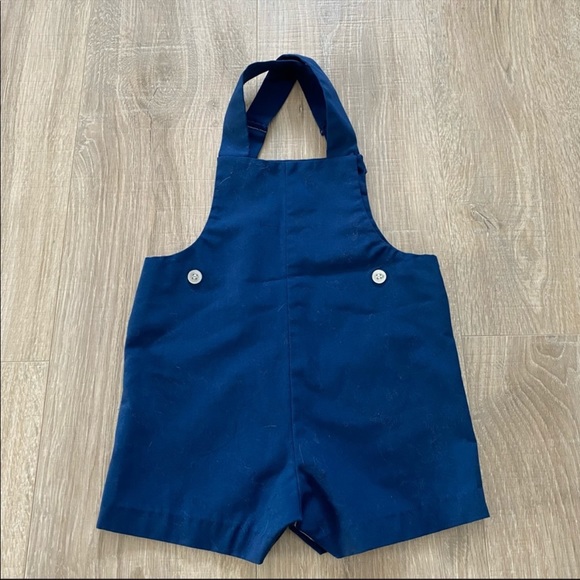 VINTAGE Shortall Health-Tex Boys Racerback Nautical Romper Sz 24M - Picture 3 of 5